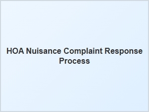 Hoa Nuisance Complaint Process for Residents